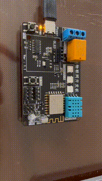 Arduino device running effect
