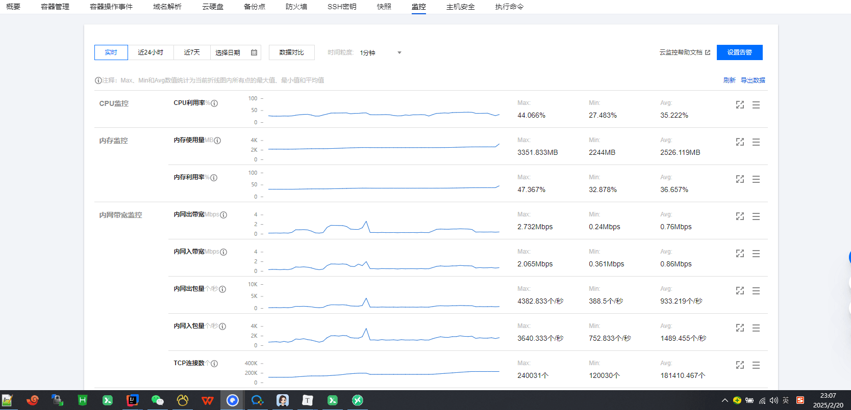 Benchmark server runtime