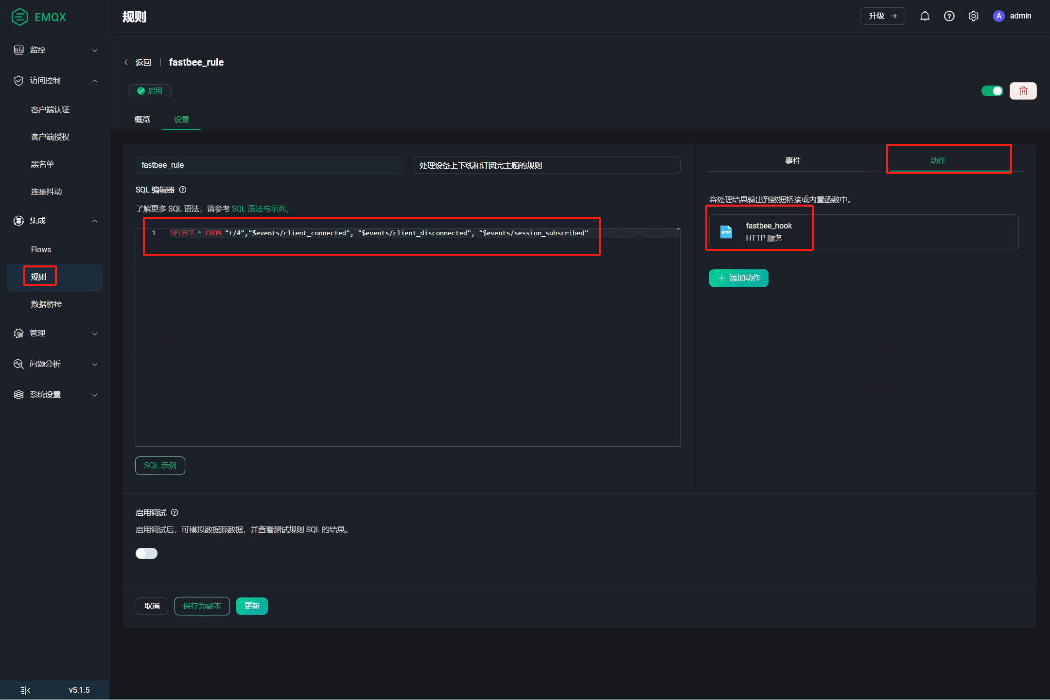b. Configure Webhook