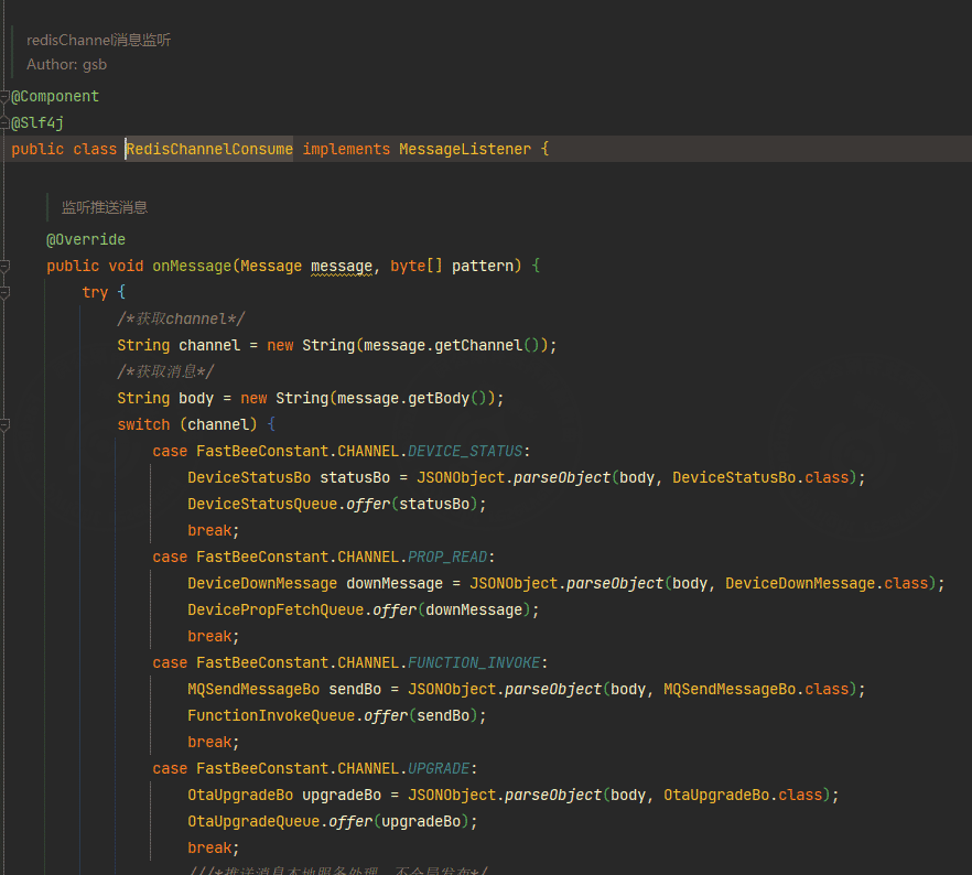 Redis Channel Flow