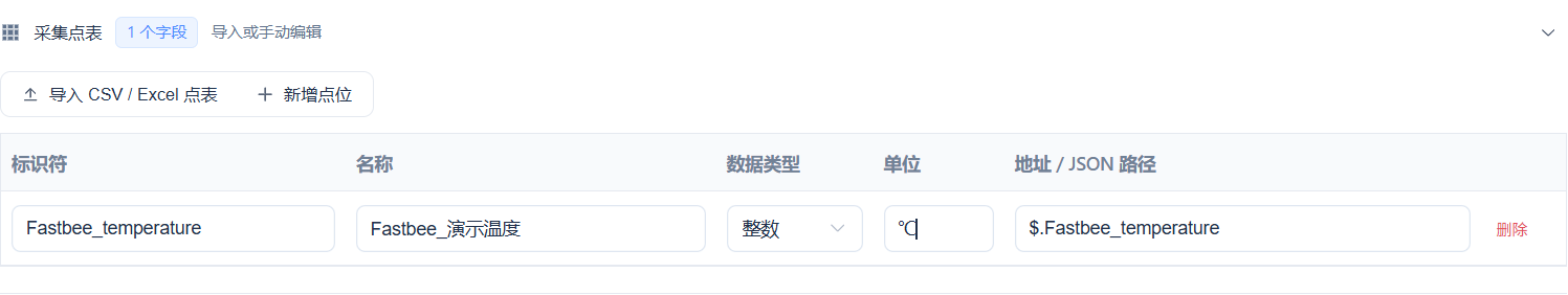 核对温度采集点
