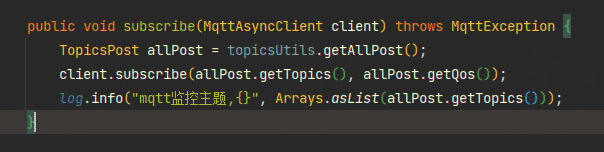 Topic management page screenshot