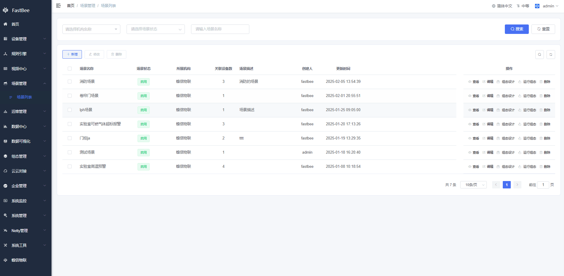 Overview page screenshot