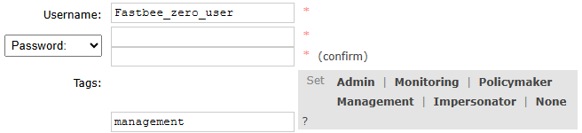 Create the business account for FMQ and the platform